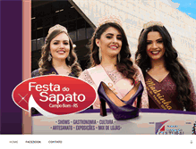 Tablet Screenshot of festadosapato.com.br